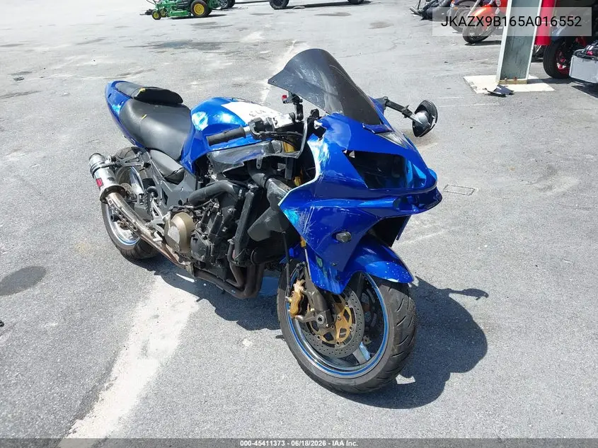 2005 Kawasaki Zx1200 B VIN: JKAZX9B165A016552 Lot: 45411373