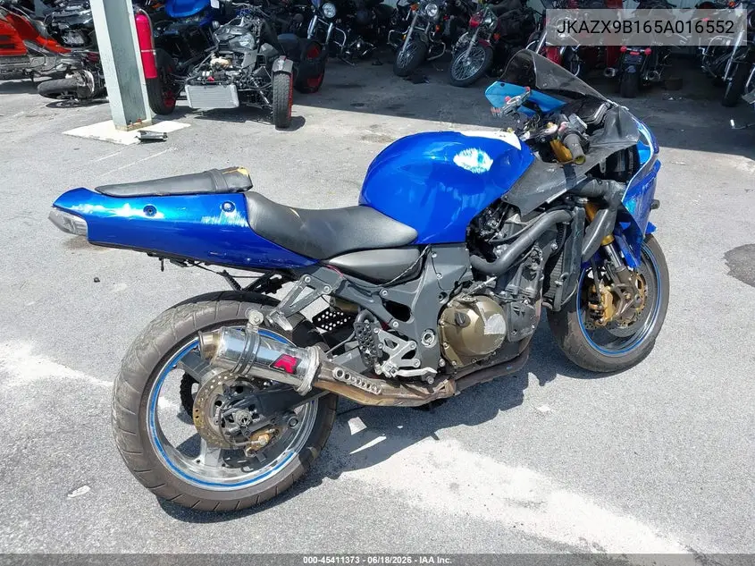 2005 Kawasaki Zx1200 B VIN: JKAZX9B165A016552 Lot: 45411373