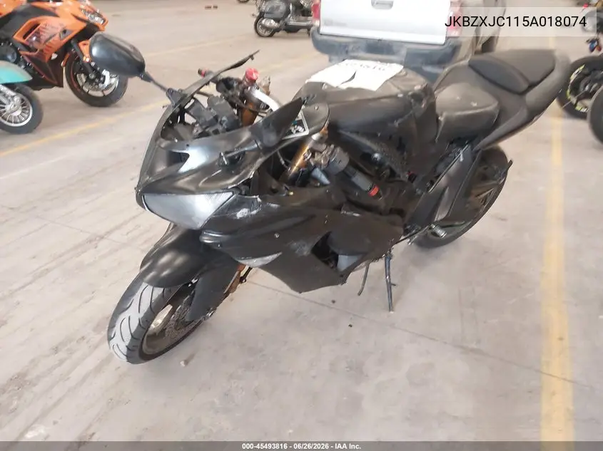 2005 Kawasaki Zx636 C1 VIN: JKBZXJC115A018074 Lot: 45493816