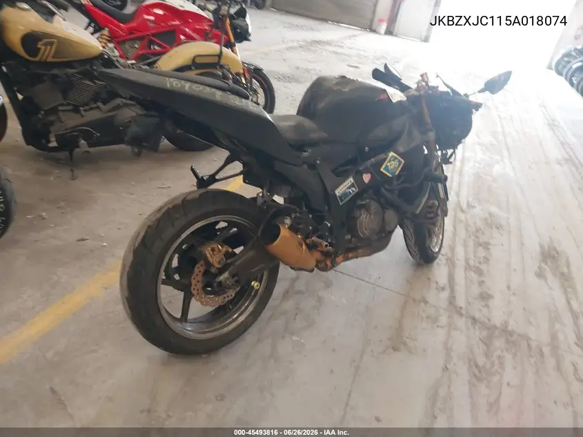 2005 Kawasaki Zx636 C1 VIN: JKBZXJC115A018074 Lot: 45493816