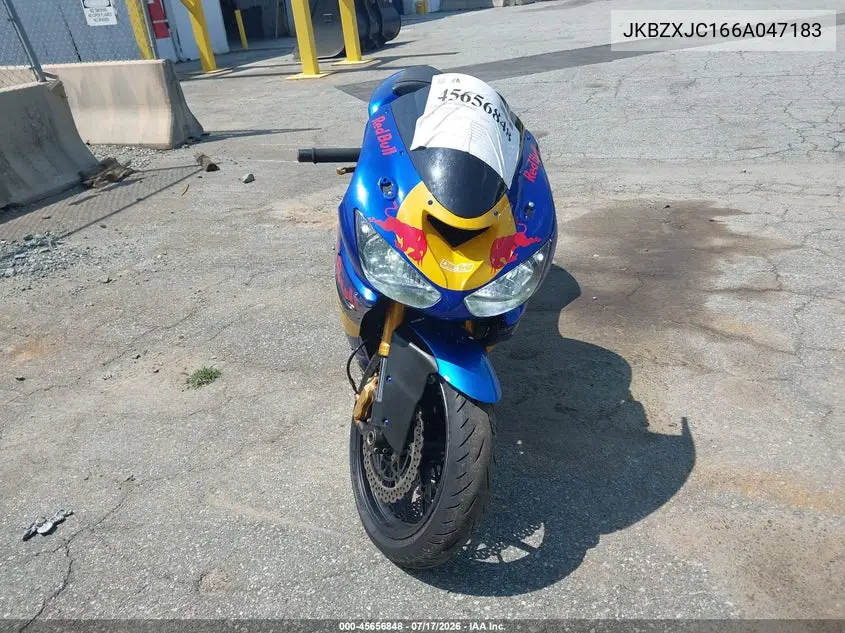 2006 Kawasaki Zx636 C1 VIN: JKBZXJC166A047183 Lot: 45656848
