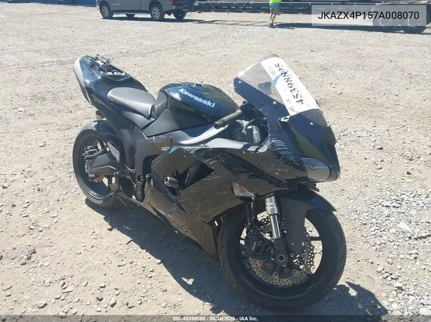 2007 Kawasaki Zx600 P VIN: JKAZX4P157A008070 Lot: 45398895