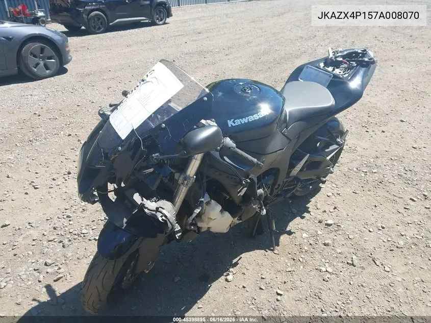 2007 Kawasaki Zx600 P VIN: JKAZX4P157A008070 Lot: 45398895