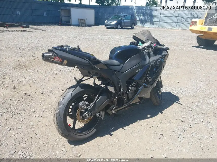 2007 Kawasaki Zx600 P VIN: JKAZX4P157A008070 Lot: 45398895