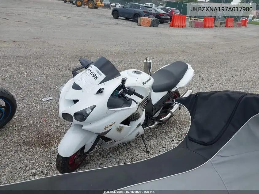 2007 Kawasaki Zx1400 A VIN: JKBZXNA197A017980 Lot: 45477698