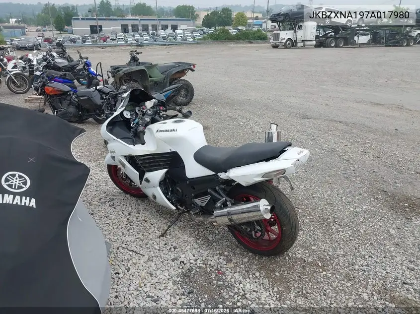 2007 Kawasaki Zx1400 A VIN: JKBZXNA197A017980 Lot: 45477698