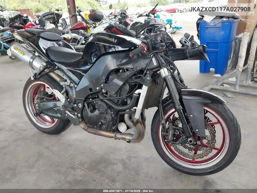 2007 Kawasaki Zx1000 D VIN: JKAZXCD117A027908 Lot: 45572971