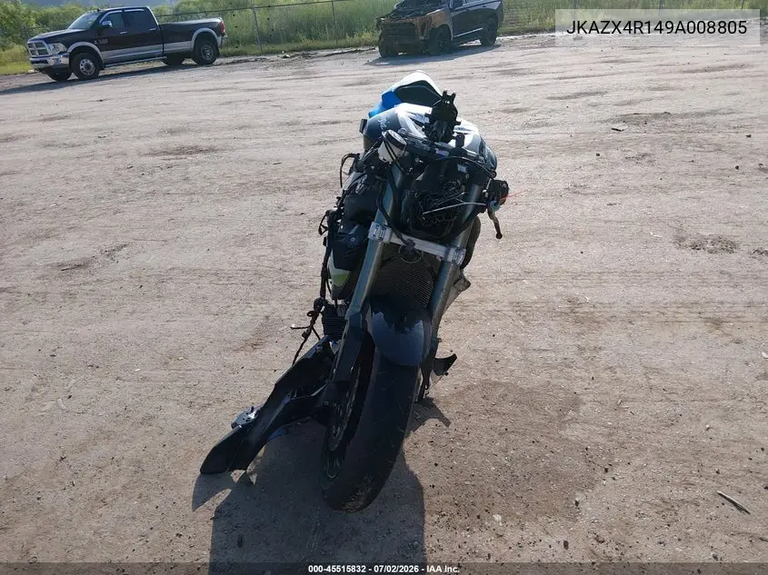 2009 Kawasaki Zx600 R VIN: JKAZX4R149A008805 Lot: 45515832