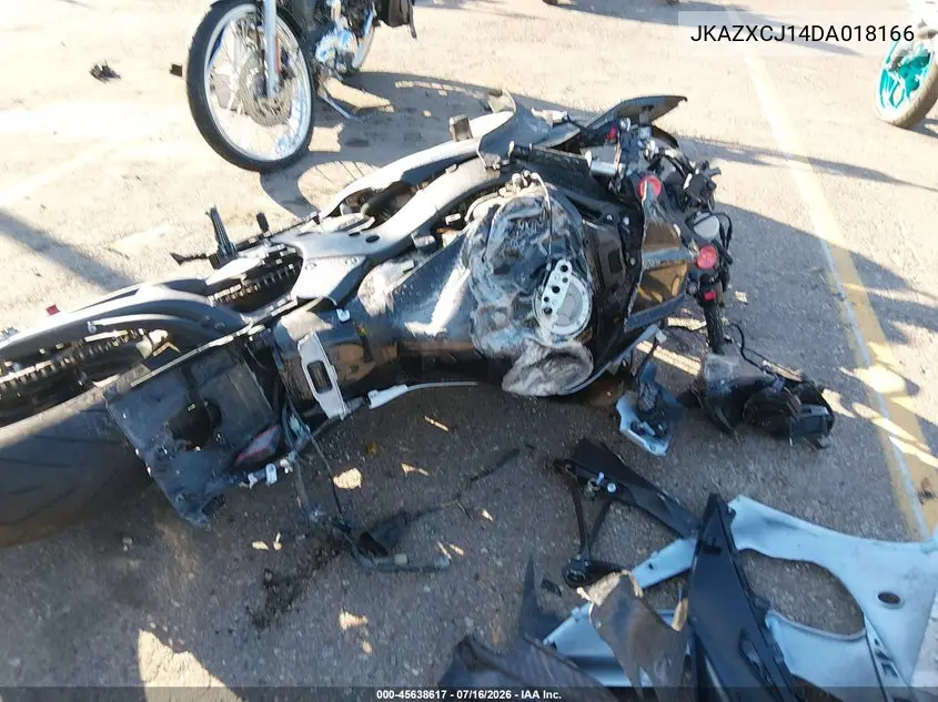 2013 Kawasaki Zx1000 J VIN: JKAZXCJ14DA018166 Lot: 45638617