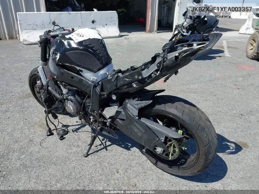 2014 Kawasaki Zx636 F VIN: JKBZXJF1XEA003357 Lot: 45397936