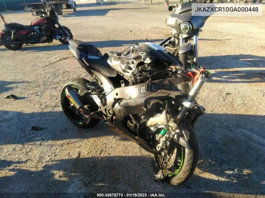 JKAZXCR10GA000448 2016 Kawasaki Zx1000 R