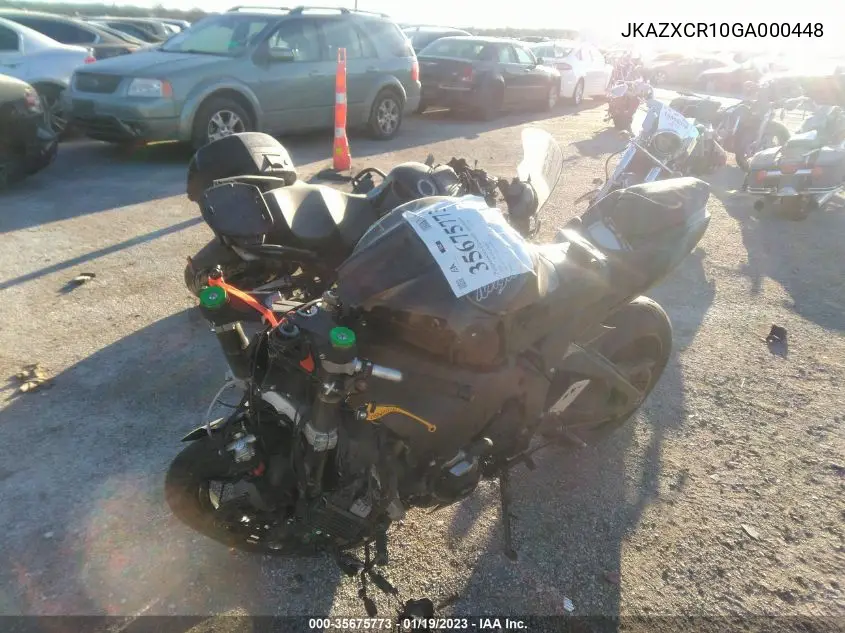 JKAZXCR10GA000448 2016 Kawasaki Zx1000 R