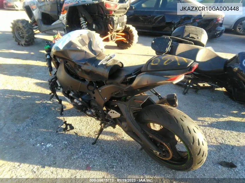 JKAZXCR10GA000448 2016 Kawasaki Zx1000 R