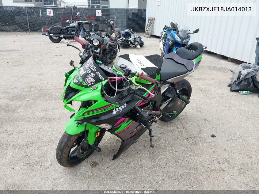 2018 Kawasaki Zx636 F VIN: JKBZXJF18JA014013 Lot: 45438679