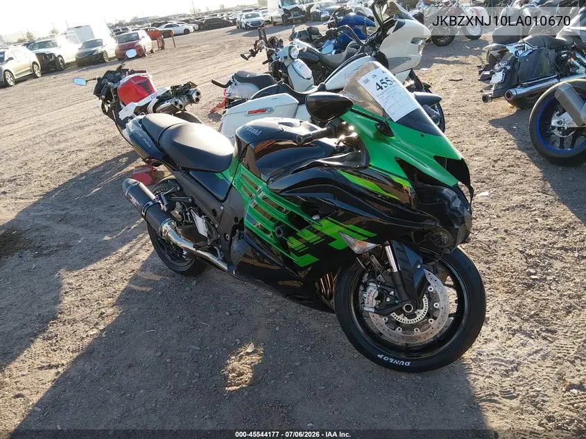 2020 Kawasaki Zx1400 J VIN: JKBZXNJ10LA010670 Lot: 45544177