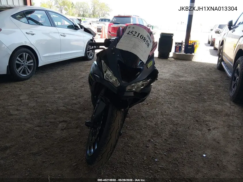 2022 Kawasaki Zx636 K VIN: JKBZXJH1XNA013304 Lot: 45210858