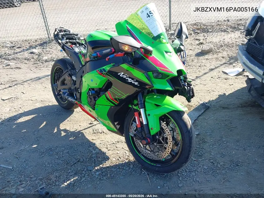 2023 Kawasaki Zx1002 M VIN: JKBZXVM16PA005166 Lot: 45143355