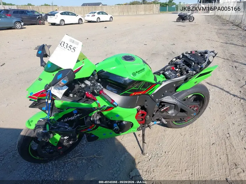 2023 Kawasaki Zx1002 M VIN: JKBZXVM16PA005166 Lot: 45143355