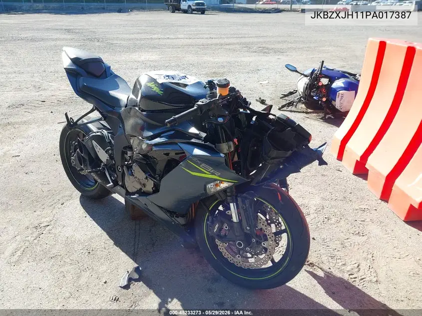 2023 Kawasaki Zx636 K VIN: JKBZXJH11PA017387 Lot: 45233273