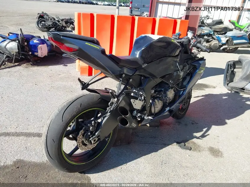 2023 Kawasaki Zx636 K VIN: JKBZXJH11PA017387 Lot: 45233273