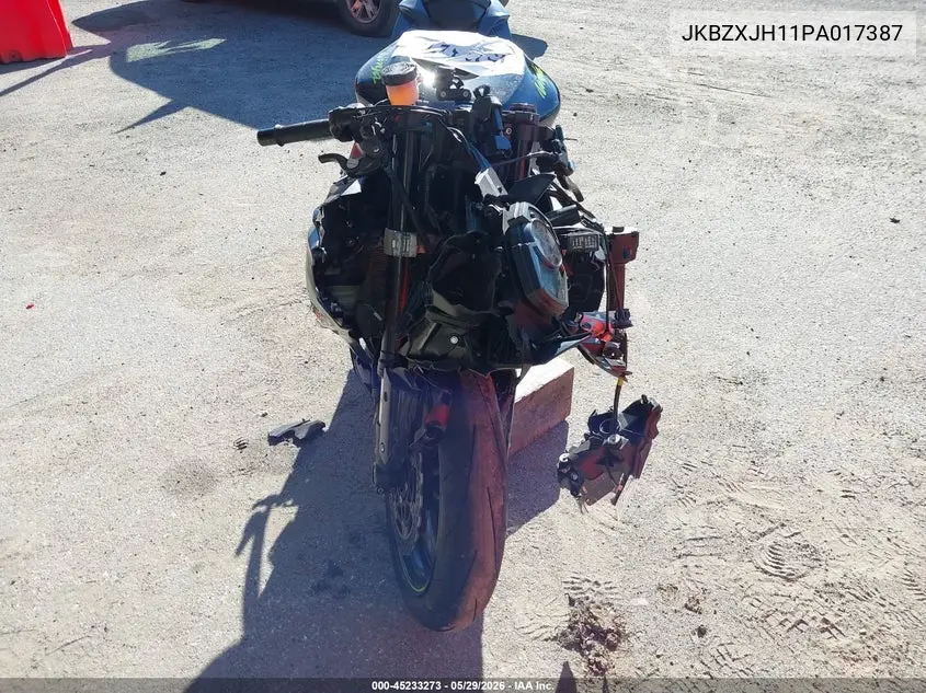 2023 Kawasaki Zx636 K VIN: JKBZXJH11PA017387 Lot: 45233273