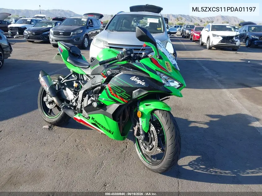 2023 Kawasaki Zx400 S VIN: ML5ZXCS11PDA01197 Lot: 45388948