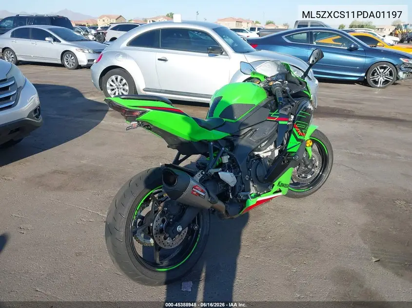 2023 Kawasaki Zx400 S VIN: ML5ZXCS11PDA01197 Lot: 45388948