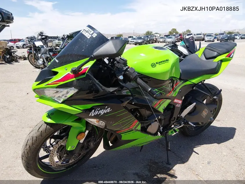 2023 Kawasaki Zx636 K VIN: JKBZXJH10PA018885 Lot: 45448870