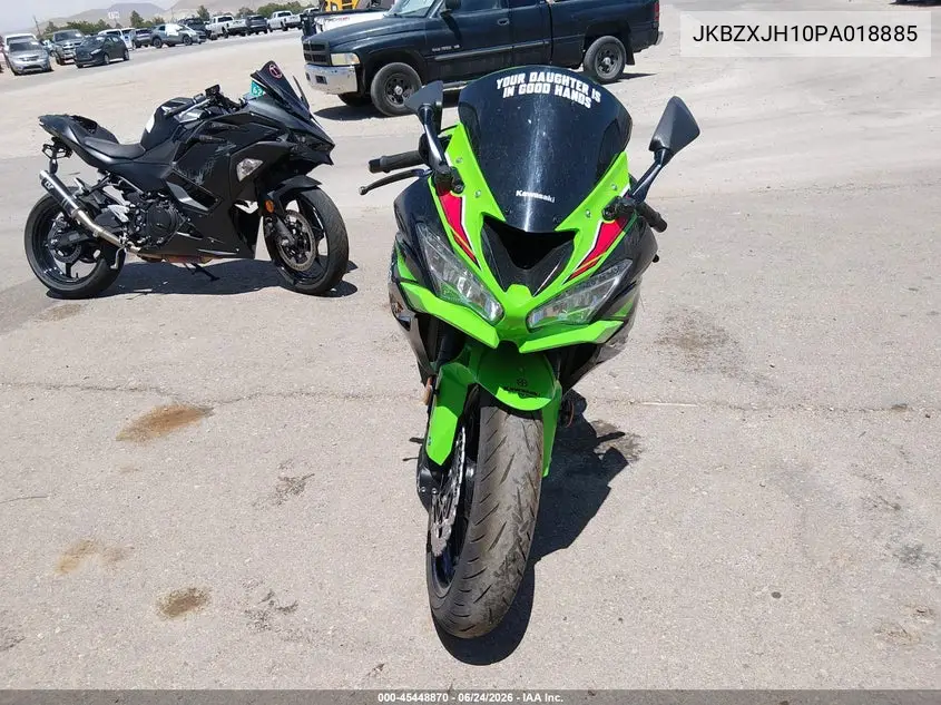 2023 Kawasaki Zx636 K VIN: JKBZXJH10PA018885 Lot: 45448870