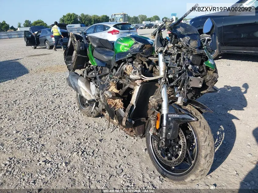 2023 Kawasaki Zx1002 R VIN: JKBZXVR19PA002092 Lot: 45516816
