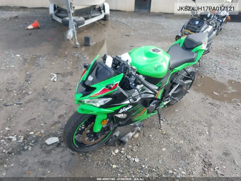 2023 Kawasaki Zx636 K VIN: JKBZXJH17PA017121 Lot: 45557160