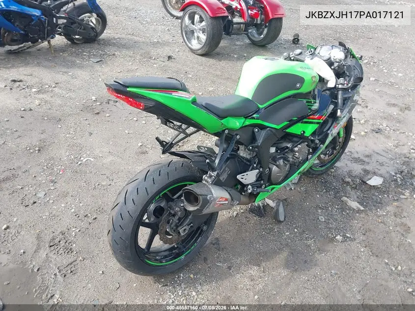 2023 Kawasaki Zx636 K VIN: JKBZXJH17PA017121 Lot: 45557160