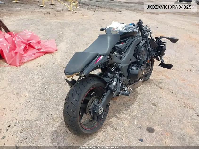2024 Kawasaki Zx1002 K VIN: JKBZXVK13RA043251 Lot: 44979376