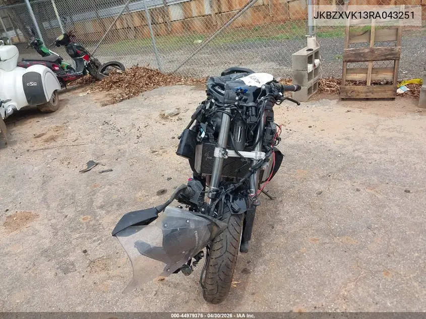 2024 Kawasaki Zx1002 K VIN: JKBZXVK13RA043251 Lot: 44979376
