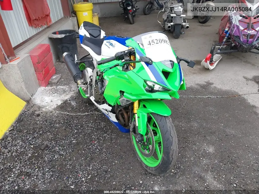 2024 Kawasaki Zx636 K VIN: JKBZXJJ14RA005084 Lot: 45209822