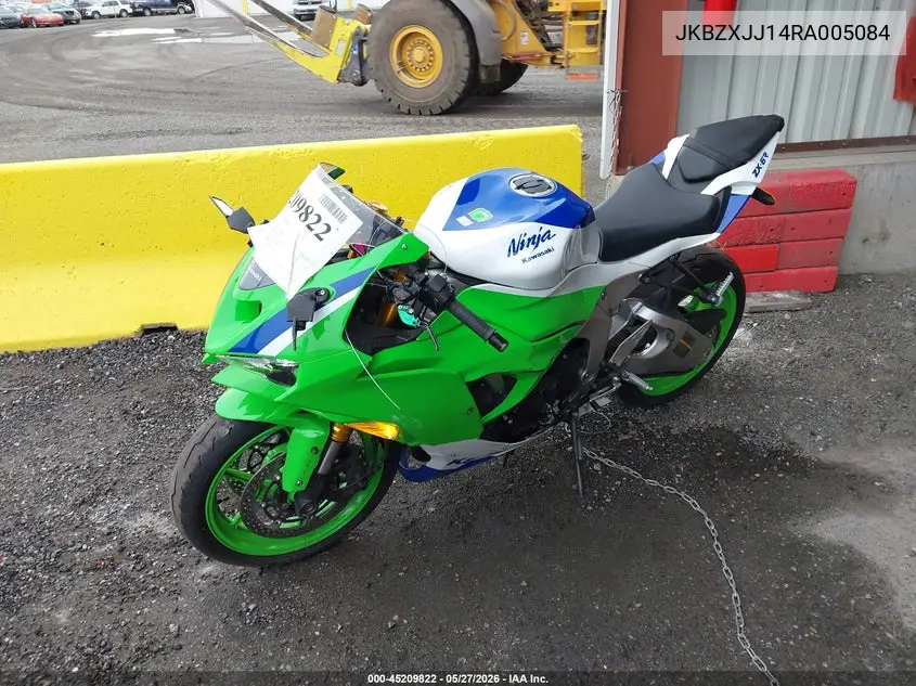 2024 Kawasaki Zx636 K VIN: JKBZXJJ14RA005084 Lot: 45209822
