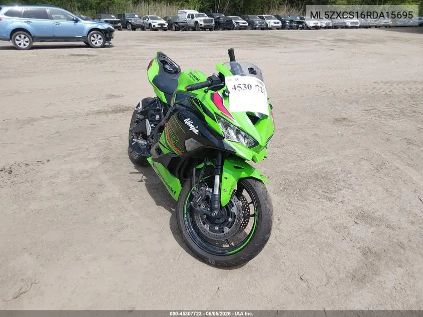 2024 Kawasaki Zx400 S VIN: ML5ZXCS16RDA15695 Lot: 45307723