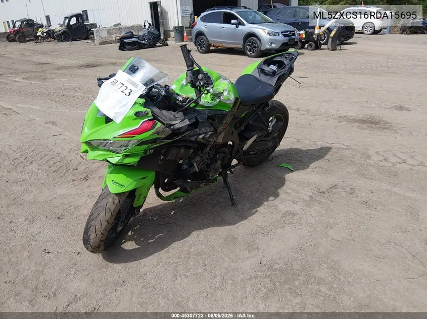 2024 Kawasaki Zx400 S VIN: ML5ZXCS16RDA15695 Lot: 45307723