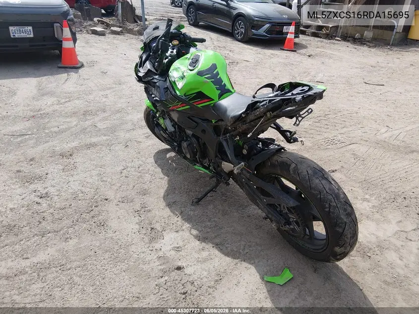 2024 Kawasaki Zx400 S VIN: ML5ZXCS16RDA15695 Lot: 45307723