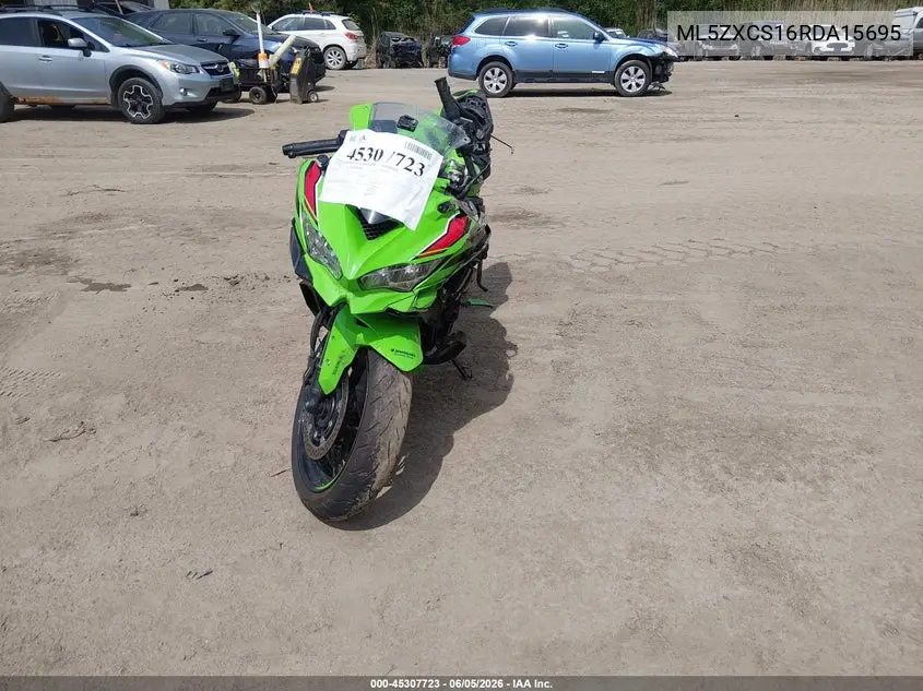 2024 Kawasaki Zx400 S VIN: ML5ZXCS16RDA15695 Lot: 45307723