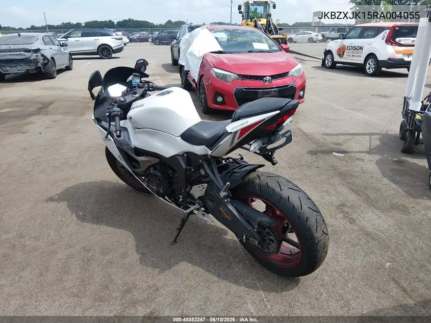 2024 Kawasaki Zx636 K VIN: JKBZXJK15RA004055 Lot: 45352247