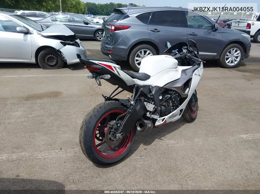 2024 Kawasaki Zx636 K VIN: JKBZXJK15RA004055 Lot: 45352247