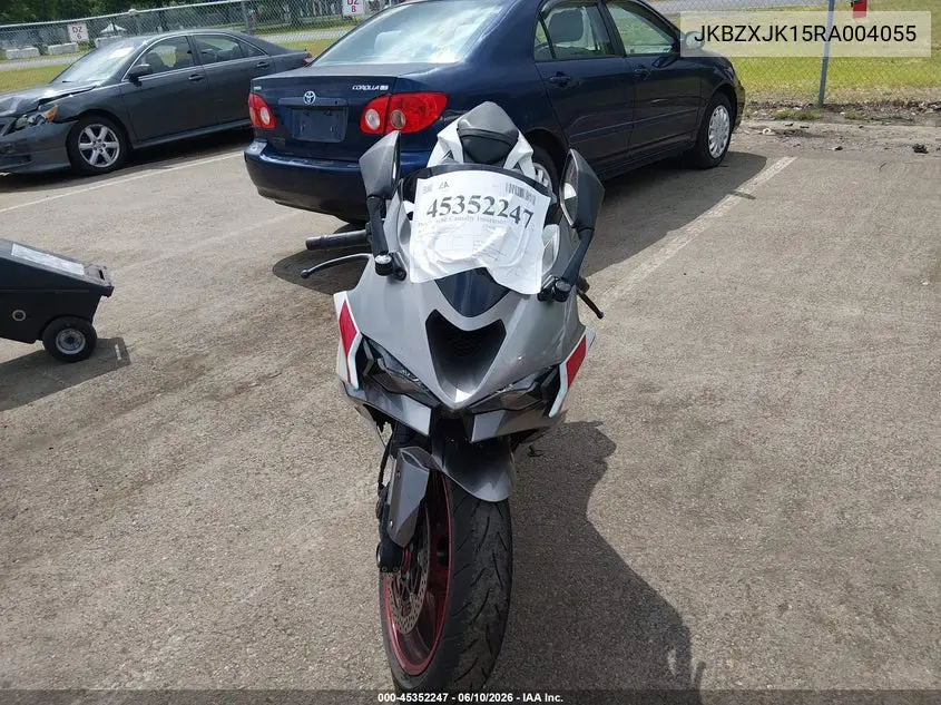 2024 Kawasaki Zx636 K VIN: JKBZXJK15RA004055 Lot: 45352247