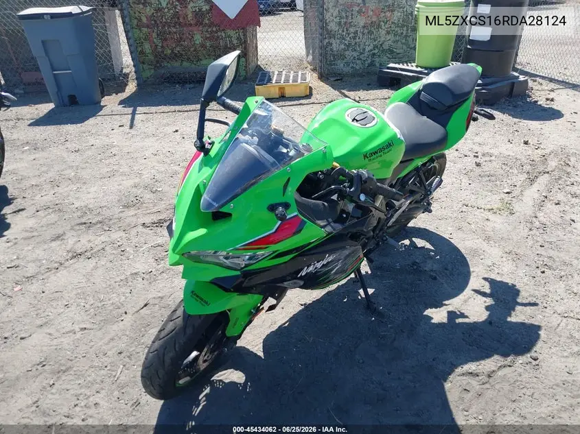 2024 Kawasaki Zx400 S VIN: ML5ZXCS16RDA28124 Lot: 45434062