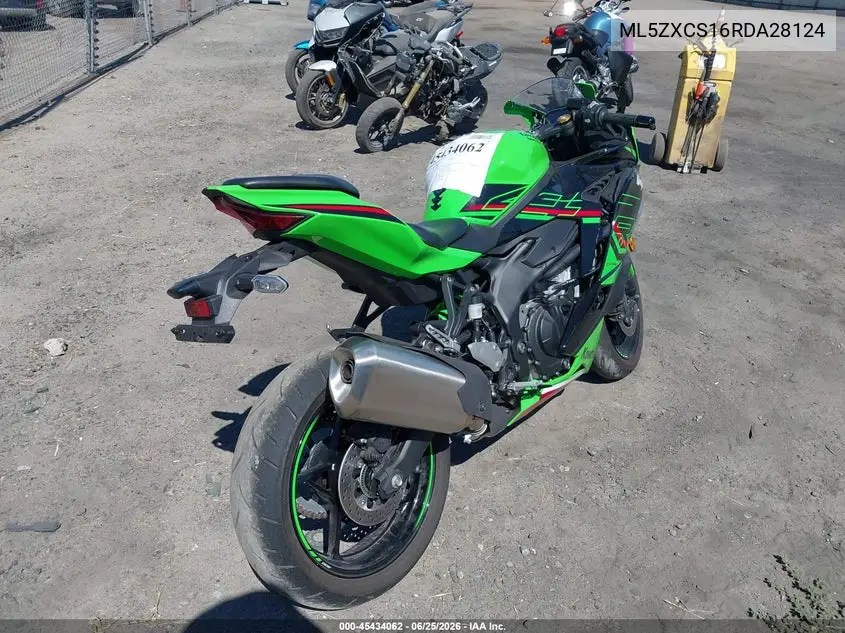 2024 Kawasaki Zx400 S VIN: ML5ZXCS16RDA28124 Lot: 45434062