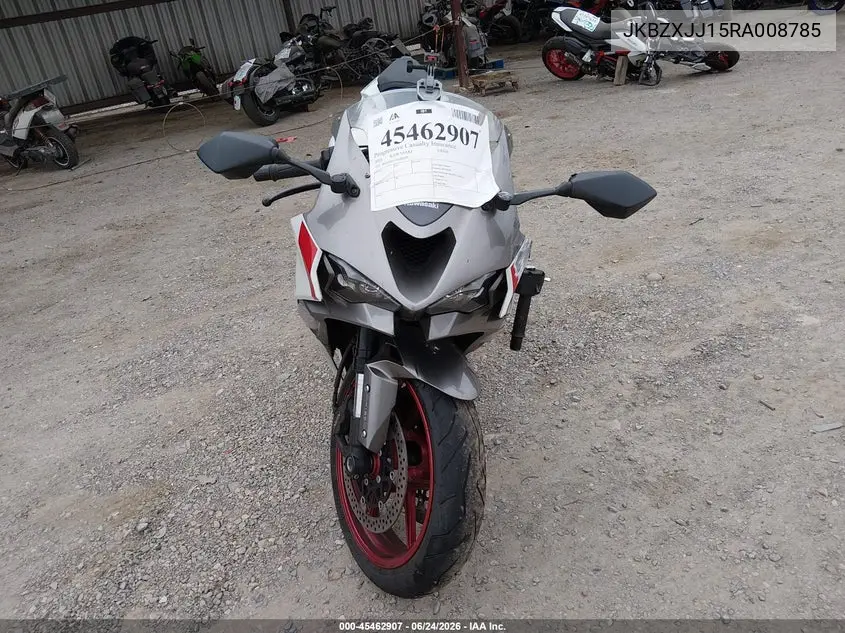 2024 Kawasaki Zx636 K VIN: JKBZXJJ15RA008785 Lot: 45462907