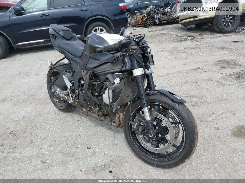 2024 Kawasaki Zx636 K VIN: JKBZXJK13RA002904 Lot: 45465526