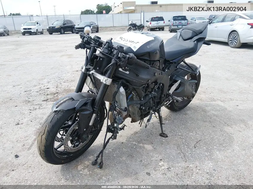2024 Kawasaki Zx636 K VIN: JKBZXJK13RA002904 Lot: 45465526