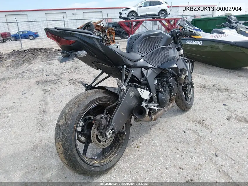 2024 Kawasaki Zx636 K VIN: JKBZXJK13RA002904 Lot: 45465526
