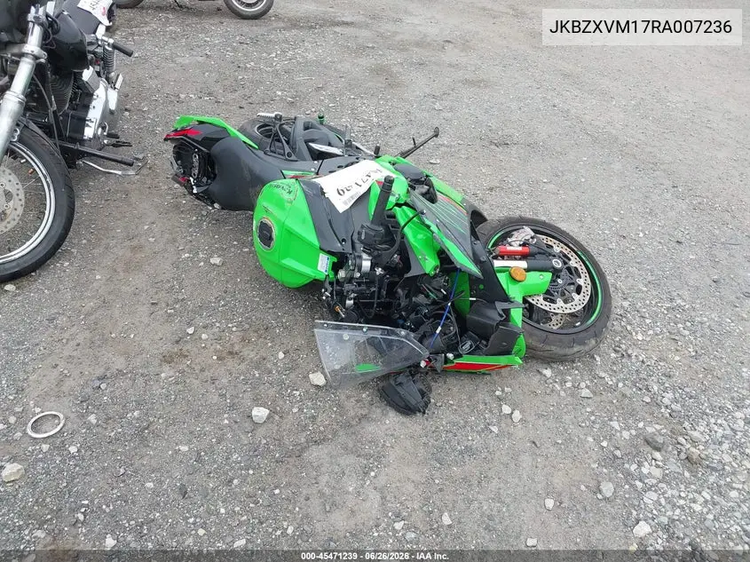 2024 Kawasaki Zx1002 M VIN: JKBZXVM17RA007236 Lot: 45471239